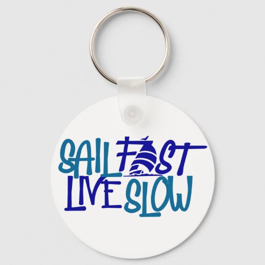 速いナウティカルを航海する キーホルダー (正面)