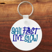 速いナウティカルを航海する キーホルダー (正面)