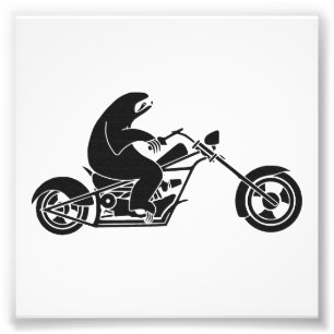 速いバイクの遅い怠惰 フォトプリント