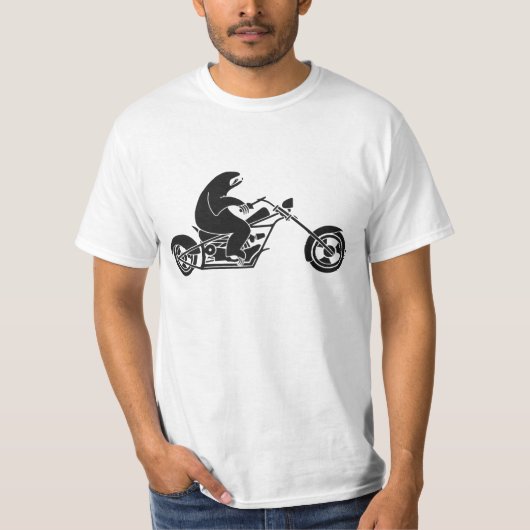 速いバイクの遅い怠惰 Tシャツ (正面)
