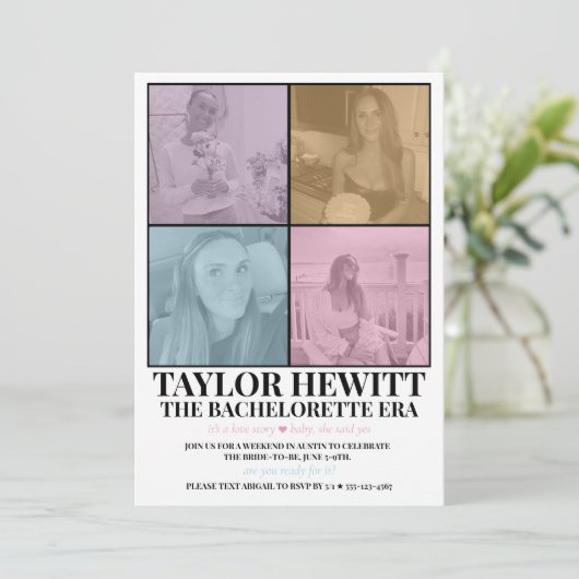 速いバチェロレッテ時代の旅程 招待状 (スタンド正面)