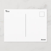 速いボーン ポストカード (裏面)