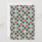 速いワンバースデー招待状 | レース招待状 招待状 (裏面)