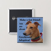 速い友人を作って下さい! 缶バッジ (正面&裏面)