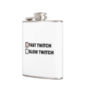 速い収縮 フラスク (左)