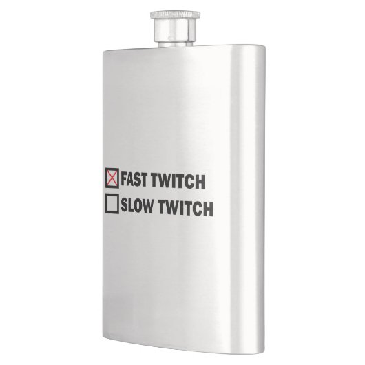 速い収縮 フラスク (左)