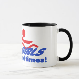 速い女の子の信号器のマグ マグカップ