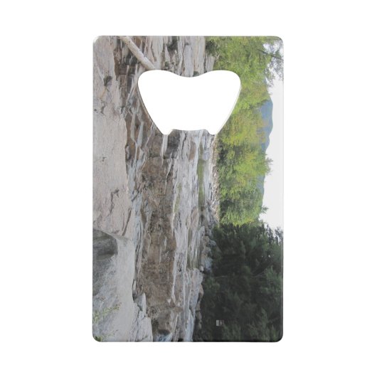 速い川のクレジットカードの缶切り クレジットカード栓抜き (正面)