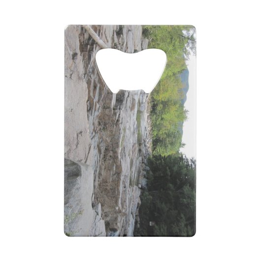 速い川のクレジットカードの缶切り クレジットカード栓抜き (裏面)