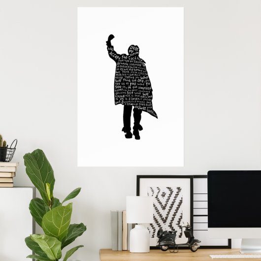 速い引用文 ポスター (ホームオフィス)