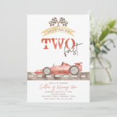 速い誕生日招待状 | レース招待状 招待状 (スタンド正面)