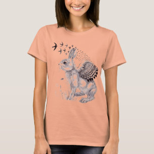 速い飛行の夢を見ること Tシャツ