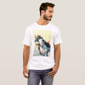 速い馬のカウボーイ Tシャツ (正面フル)