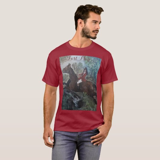 速い馬 Tシャツ (正面フル)