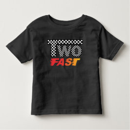 速い2歳の誕生日Tシャツ トドラーTシャツ