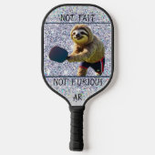 速おもしろいく、怒らない怠け者パーソナライズされた」 ピックルボールラケット (裏面)