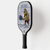 速おもしろいく、怒らない怠け者パーソナライズされた」 ピックルボールラケット (左)
