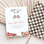 速くて無鉄砲な5歳の誕生日パーティー 招待状