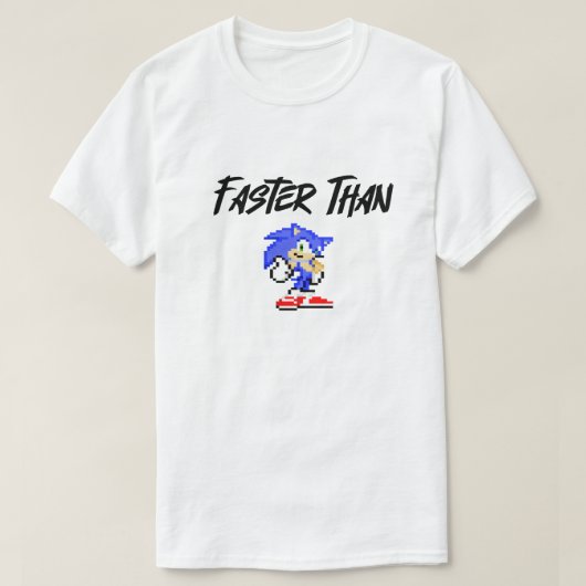 速くより音波のTシャツ Tシャツ (デザイン正面)