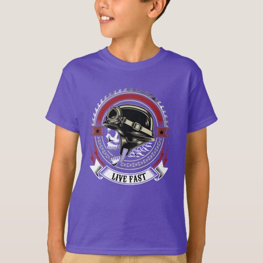 速く生きる Tシャツ (正面)