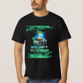 速く移動し、私のハートを獲得 | F1 | Motorsport Tシャツ (正面)