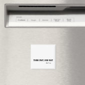 速く考え、速く走れ スポーツ フットボール 名言 アスリート マグネット (インサイチュ (食洗機))