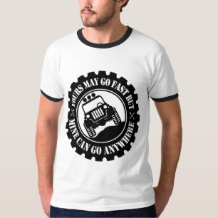 速く行く鉱山はどこでも行くことができます Tシャツ