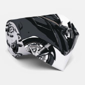 速く黒いオートバイ ネクタイ (ロール)