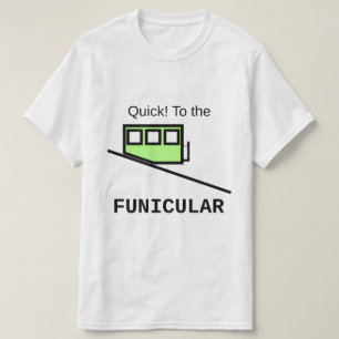 速く! 鋼索に Tシャツ