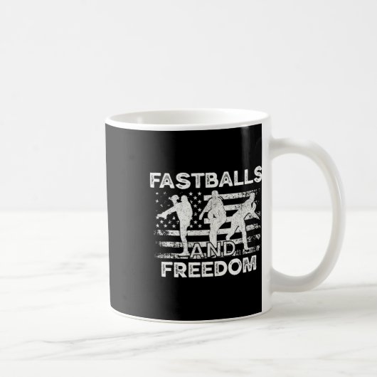 速さと自由のアメリカ国旗販売 コーヒーマグカップ (右)