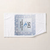 速の上のスキー重力より バスタオルセット (ハンドタオル)