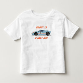 速モダンい1レースカーボーイ1歳誕生日 トドラーTシャツ