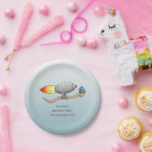 速ロケットワーム ペーパープレート (パーティー)