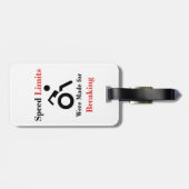 速力が限界に達した ラゲッジタグ (裏面横)