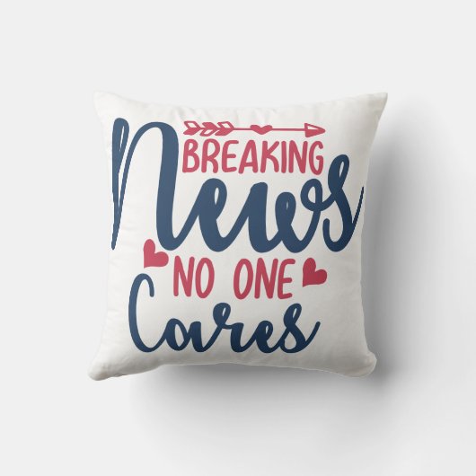 速報なし気に クッション (裏面)