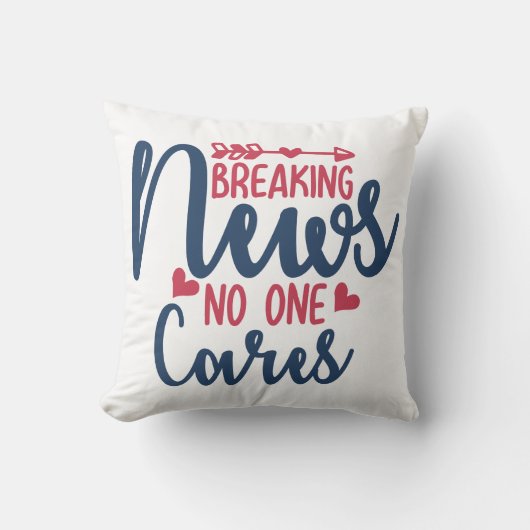 速報なし気に クッション (正面)