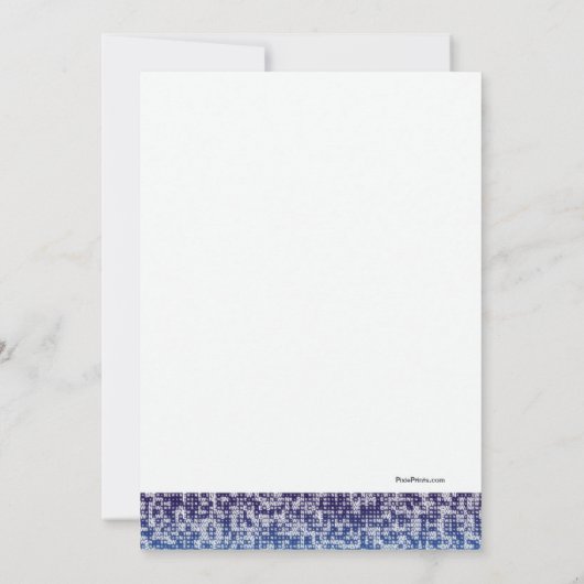 速報の妊娠の発表 案内状 (裏面)