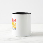 速報は知らな気にい。サッシーの人のシャツ マグカップ (中央)