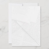 速報パーソナライズされた:子供の誕生日パーティー 招待状 (裏面)