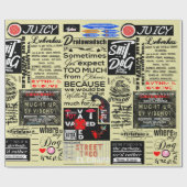 速報ラッピング紙 ラッピングペーパー (フラット)