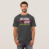 速報5年勤続記念日スタッフ Tシャツ (正面フル)