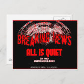 速報!!!万事閑静 ポストカード (正面/裏面)