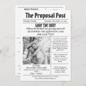 【速報】特別なイベントの開催日を保存しよう！ 招待状 (正面/裏面)