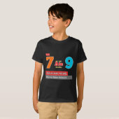 速報 7が9を食べた 数学ジョーク おもしろ 67 ミーム ハウス Tシャツ (正面フル)