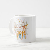 速度と活力の両立 コーヒーマグカップ (正面左)