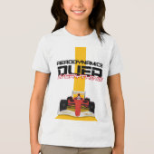 速度と精度 – 最初の空気力学 トライブレンドＴシャツ (正面)