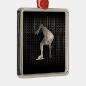 速度のスケート選手; カッコいい メタルオーナメント (右)