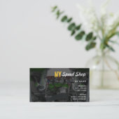 速度の店 名刺 (スタンド正面)