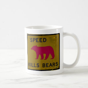 速度の殺害くまのマグ コーヒーマグカップ