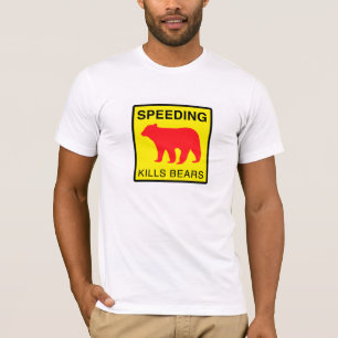 速度はBEARS.aiを殺します Tシャツ